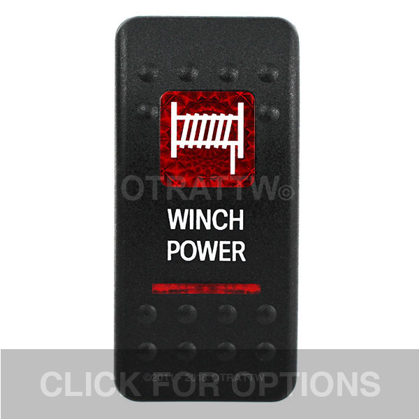 CONTURA II, WINCH POWER, RED LENS, LOWER INDEPENDENT CONTURA II, WINCH POWER, RED LENS, LOWER INDEPENDENT