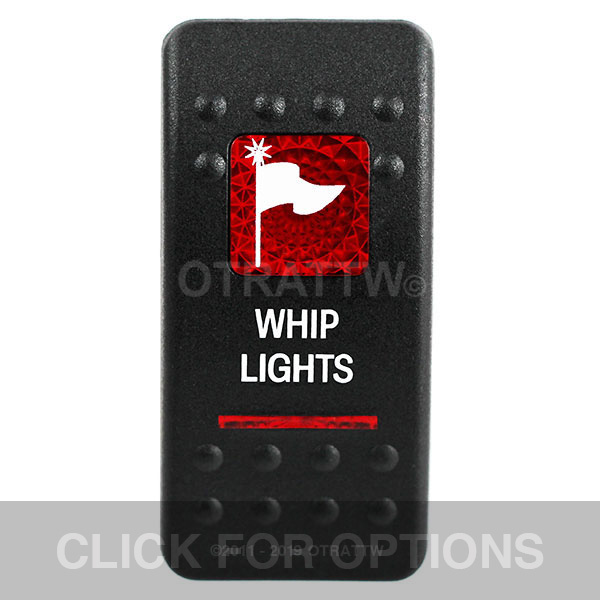 CONTURA II, WHIP LIGHTS, RED LENS, UPPER INDEPENDENT
