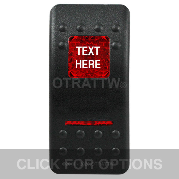 CONTURA II, TEXT ONLY, RED LENS, ROCKER ONLY CONTURA II, TEXT ONLY, RED LENS, ROCKER ONLY