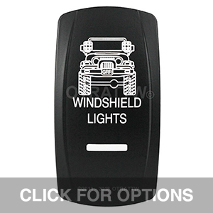 CONTURA V, JEEP TJ WINDSHIELD LIGHTS, UPPER INDEPENDENT
