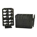 Ten Terminal Rear Connector Housing Black Ten Terminal Rear Connector Housing Black
