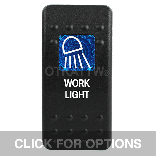CONTURA II, WORK LIGHT, BLUE SINGLE LENS, SINGLE UPPER DEPENDENT