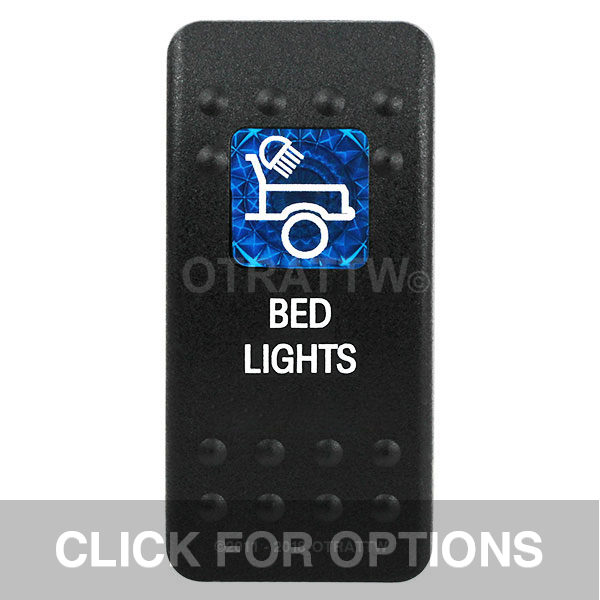 CONTURA II, BED LIGHTS, BLUE SINGLE LENS, SINGLE UPPER DEPENDENT