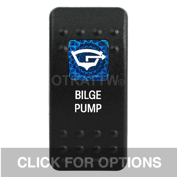 CONTURA II, BILGE PUMP, BLUE SINGLE LENS, SINGLE UPPER DEPENDENT