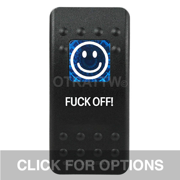 CONTURA II, FUCK OFF!, BLUE SINGLE LENS, SINGLE UPPER DEPENDENT