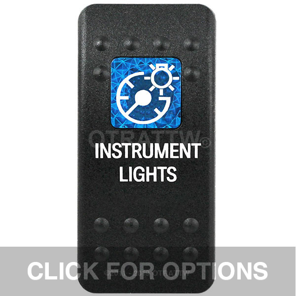 CONTURA II, INSTRUMENT LIGHTS, BLUE SINGLE LENS, SINGLE UPPER DEPENDENT