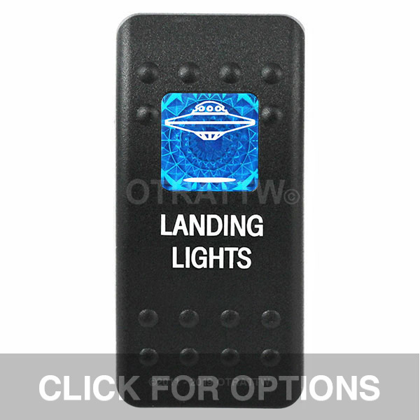 CONTURA II, LANDING LIGHTS, BLUE SINGLE LENS, SINGLE UPPER DEPENDENT CONTURA II, LANDING LIGHTS, BLUE SINGLE LENS, SINGLE UPPER DEPENDENT