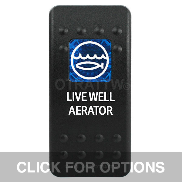 CONTURA II, LIVE WELL AERATOR, BLUE SINGLE LENS, SINGLE UPPER DEPENDENT