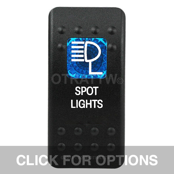 CONTURA II, SPOT LIGHTS, BLUE SINGLE LENS, SINGLE UPPER DEPENDENT