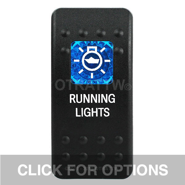 CONTURA II, RUNNING LIGHT, BLUE SINGLE LENS, SINGLE UPPER DEPENDENT