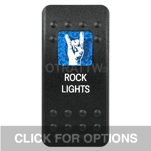 CONTURA II, ROCK LIGHTS, BLUE SINGLE LENS, SINGLE UPPER DEPENDENT CONTURA II, ROCK LIGHTS, BLUE SINGLE LENS, SINGLE UPPER DEPENDENT
