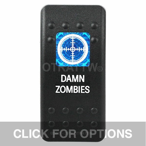 CONTURA II, DAMN ZOMBIES, BLUE SINGLE LENS, SINGLE UPPER DEPENDENT CONTURA II, DAMN ZOMBIES, BLUE SINGLE LENS, SINGLE UPPER DEPENDENT