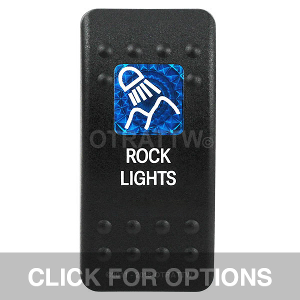 CONTURA II, ROCK LIGHTS, BLUE SINGLE LENS, SINGLE UPPER DEPENDENT