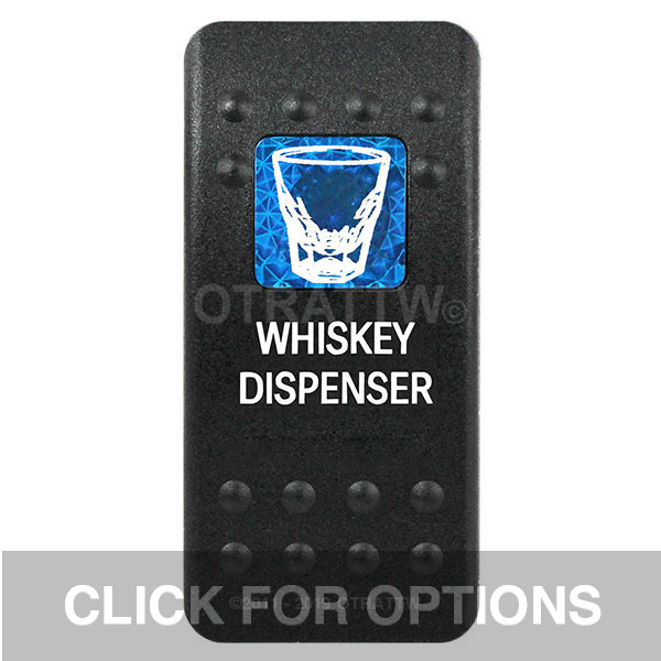 CONTURA II, WHISKEY DISPENSER, BLUE SINGLE LENS, SINGLE UPPER DEPENDENT CONTURA II, WHISKEY DISPENSER, BLUE SINGLE LENS, SINGLE UPPER DEPENDENT