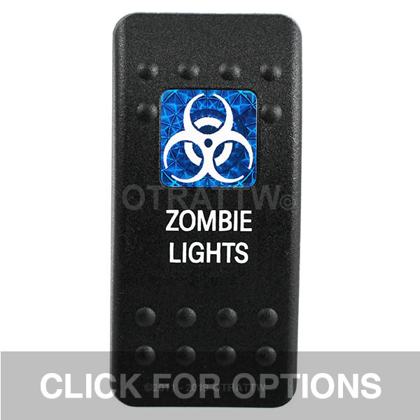 CONTURA II, ZOMBIE LIGHTS, BLUE SINGLE LENS, SINGLE UPPER DEPENDENT