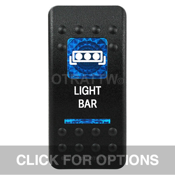 CONTURA II, LIGHT BAR, BLUE LENS, UPPER INDEPENDENT