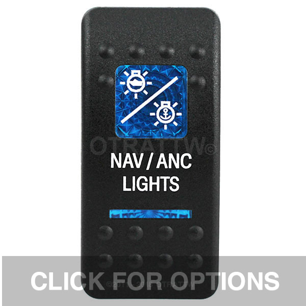 CONTURA II, NAV/ANC LIGHTS, BLUE LENS, LOWER INDEPENDENT