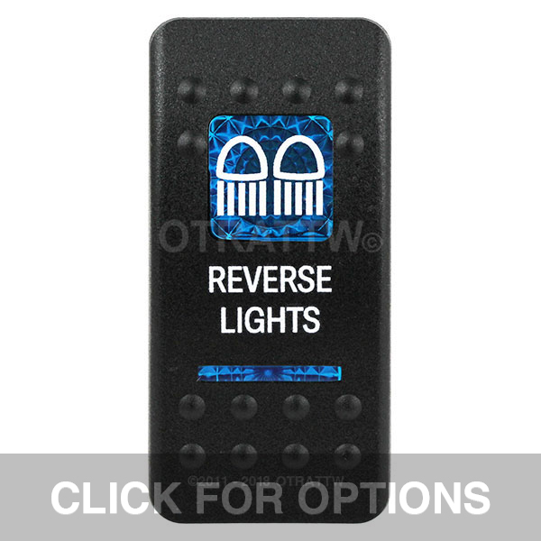 CONTURA II, REVERSE LIGHTS, BLUE LENS, LOWER INDEPENDENT