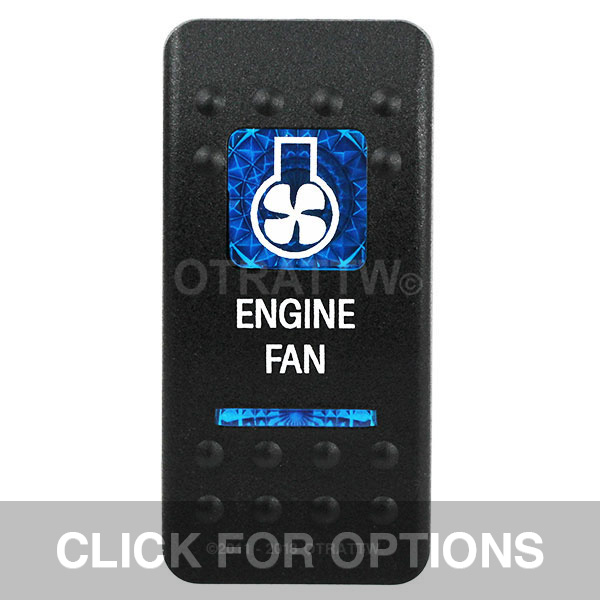 CONTURA II, ENGINE FAN, BLUE LENS, LOWER INDEPENDENT