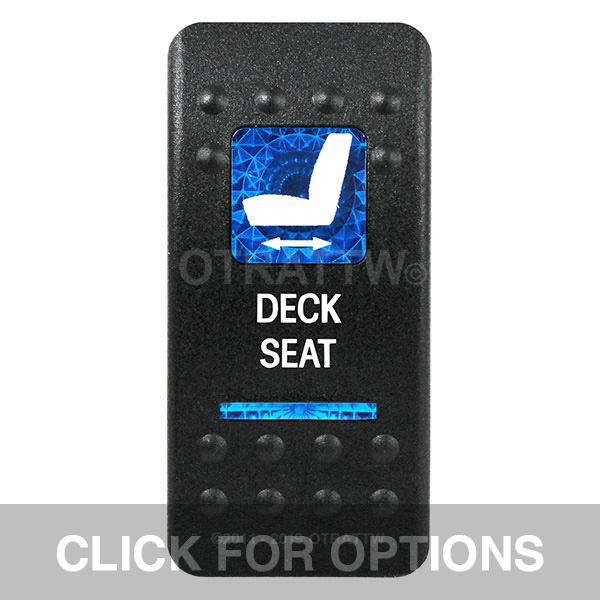 CONTURA II, DECK SEAT, BLUE LENS, LOWER INDEPENDENT