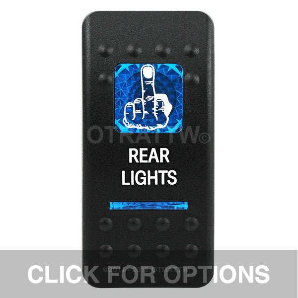 CONTURA II, REAR LIGHTS, BLUE LENS, UPPER INDEPENDENT