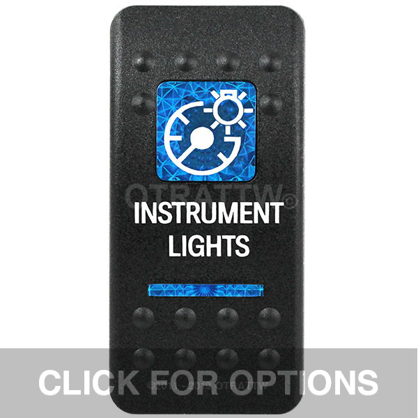 CONTURA II, INSTRUMENT LIGHTS, BLUE LENS, UPPER INDEPENDENT