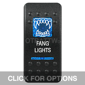 CONTURA II, FANG LIGHTS, BLUE LENS, UPPER INDEPENDENT CONTURA II, FANG LIGHTS, BLUE LENS, UPPER INDEPENDENT