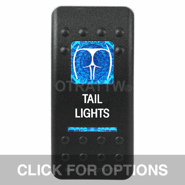 CONTURA II, TAIL LIGHTS, BLUE LENS, UPPER INDEPENDENT CONTURA II, TAIL LIGHTS, BLUE LENS, UPPER INDEPENDENT
