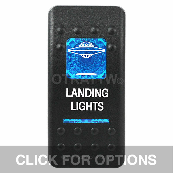 CONTURA II, LANDING LIGHTS, BLUE LENS, UPPER INDEPENDENT CONTURA II, LANDING LIGHTS, BLUE LENS, UPPER INDEPENDENT