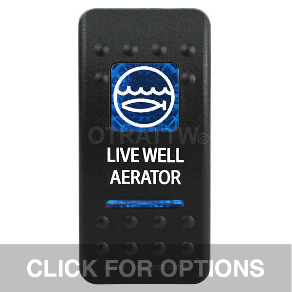 CONTURA II, LIVE WELL AERATOR, BLUE LENS, LOWER INDEPENDENT