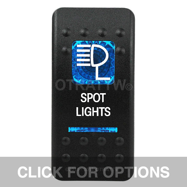 CONTURA II, SPOT LIGHTS, BLUE LENS, LOWER INDEPENDENT