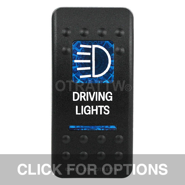 CONTURA II, DRIVING LIGHTS, BLUE LENS, UPPER INDEPENDENT