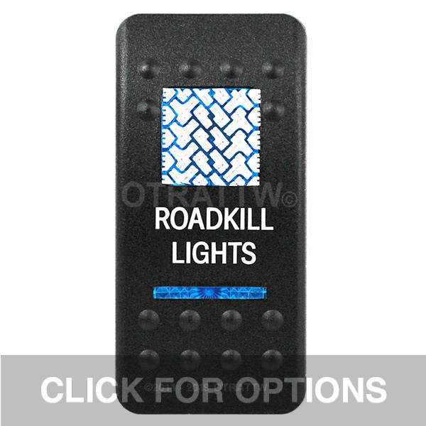 CONTURA II, ROADKILL LIGHTS, BLUE LENS, LOWER INDEPENDENT CONTURA II, ROADKILL LIGHTS, BLUE LENS, LOWER INDEPENDENT