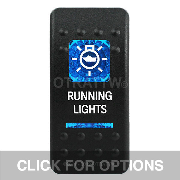 CONTURA II, RUNNING LIGHTS, BLUE LENS, LOWER INDEPENDENT