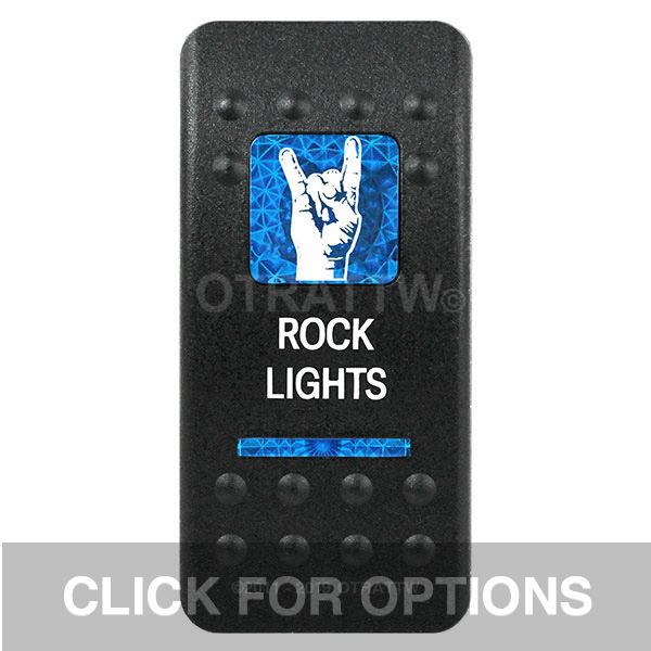 CONTURA II, ROCK LIGHTS, BLUE LENS, LOWER INDEPENDENT CONTURA II, ROCK LIGHTS, BLUE LENS, LOWER INDEPENDENT