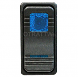 CONTURA X, SEALED ROCKER SWITCH, BLUE LENS CONTURA X, SEALED ROCKER SWITCH, BLUE LENS