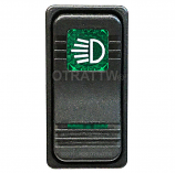 CONTURA X, DRIVING LIGHTS, SEALED ROCKER SWITCH, GREEN LENS CONTURA X, DRIVING LIGHTS, SEALED ROCKER SWITCH, GREEN LENS