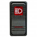 CONTURA X, HIGH BEAM LIGHT, SEALED ROCKER SWITCH, RED LENS CONTURA X, HIGH BEAM LIGHT, SEALED ROCKER SWITCH, RED LENS