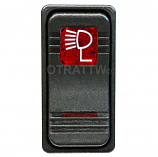 CONTURA X, SEARCHLIGHT, SEALED ROCKER SWITCH, RED LENS CONTURA X, SEARCHLIGHT, SEALED ROCKER SWITCH, RED LENS