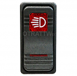 CONTURA X, DRIVING LIGHTS, SEALED ROCKER SWITCH, RED LENS CONTURA X, DRIVING LIGHTS, SEALED ROCKER SWITCH, RED LENS