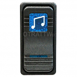 CONTURA X, MUSIC, SEALED ROCKER SWITCH, BLUE LENS CONTURA X, MUSIC, SEALED ROCKER SWITCH, BLUE LENS