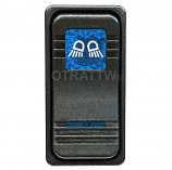CONTURA X, SIDE LIGHTS, SEALED ROCKER SWITCH, BLUE LENS CONTURA X, SIDE LIGHTS, SEALED ROCKER SWITCH, BLUE LENS