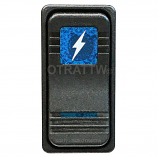 CONTURA X, AUX, SEALED ROCKER SWITCH, BLUE LENS CONTURA X, AUX, SEALED ROCKER SWITCH, BLUE LENS