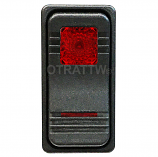 CONTURA X, SEALED ROCKER SWITCH, RED LENS  CONTURA X, SEALED ROCKER SWITCH, RED LENS